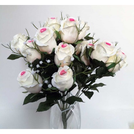 Bush de rosas, flor artificial.