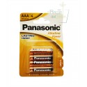 Pilas alcalinas larga duración Panasonic.